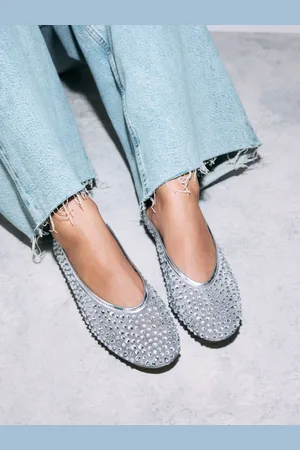 Next Forever Comfort Rund Toe Mesh Jewel Ballerina Sko