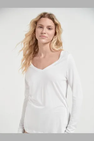 Next Tryk Slouch V-hals Langærmet T-shirt38