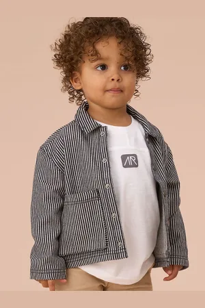 Angel & Rocket 100% Cotton Byron Casual Stripe Overshirt6268cm