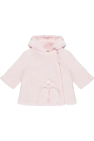 Emile et Rose Pink Deep Pile Fleece Jacket With 3D Bunny And Hood6 måneder (68cm)