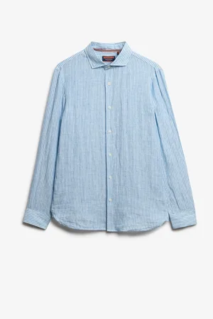Superdry Vacation Langærmet 100% Hør Skjorter3X-Large