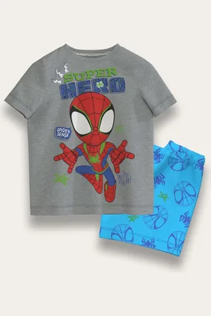 Brand Threads Spidey and His Amazing Friends Short 100% Cotton Pyjama Set9298cm