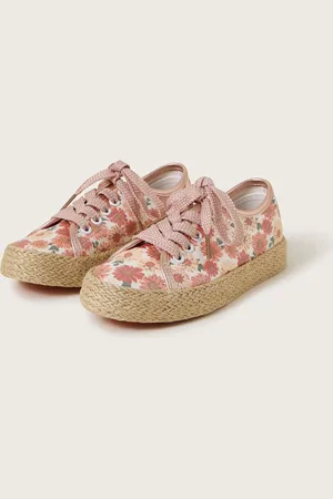 Monsoon Floral Print Espadrille Trainersuk3eu355