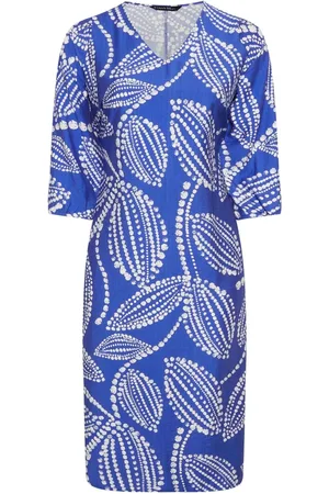 Evans Blue Swing Midaxi Dress54