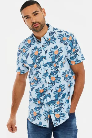 Threadbare Print Short Sleeve ShirtS