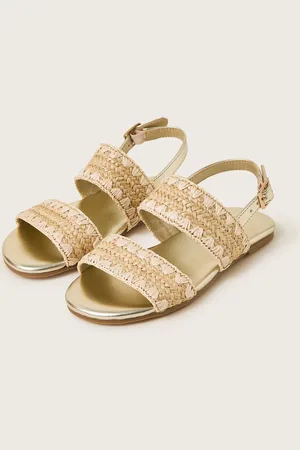 Monsoon Woven Whipstitch Strappy Sandalsuk3eu355