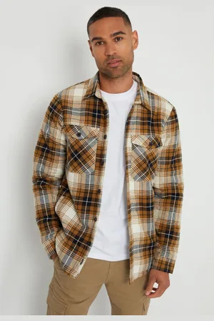 Threadbare 100% bomuld Check Teddystof foret ShacketS