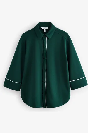 Next Crepe Three Quarter Sleeve Shirt50