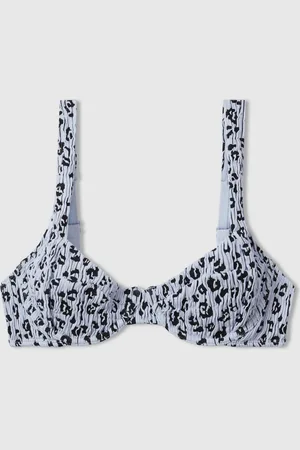 GOOD AMERICAN Always Fits Leopard Print Underwired Bikini Top3XL