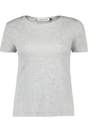 Baukjen Grey Erin Cap Sleeve Luxe Rib T-Shirt38