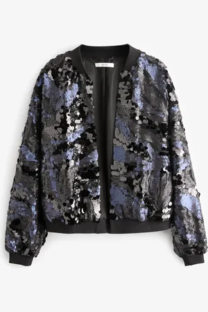 Next Sequin Bomber JacketM