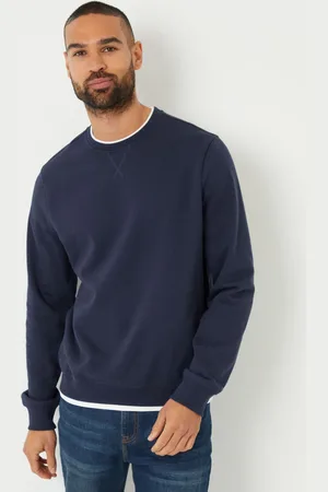 Threadbare Mock T-Shirt Crew Neck Sweatshirtlarge