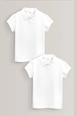 Next 100% Bomuld Kortærmet Polo Shirts 2 Pakke (3-16år)14 år (164cm)