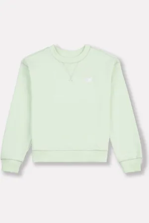 New Balance Kids French Terry Small Logo Crew Sweater122128cm