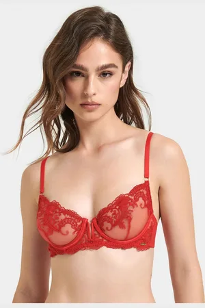BlueBella Marseille Plunge bøjlebroderet mesh BH