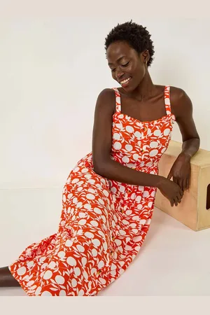Roman Fruit Print Midi Sundress38