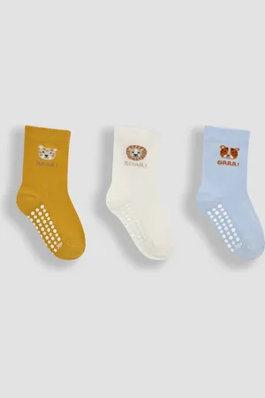 JoJo Maman Bébé 3-Pack Printed Socks116122cm