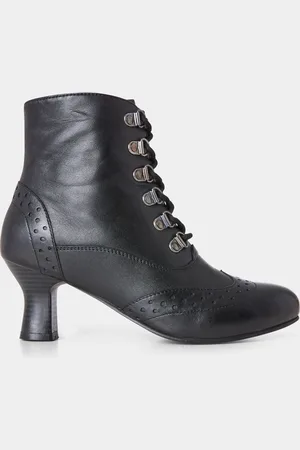 Joe Browns Brogue Heeled Lace Up Boots
