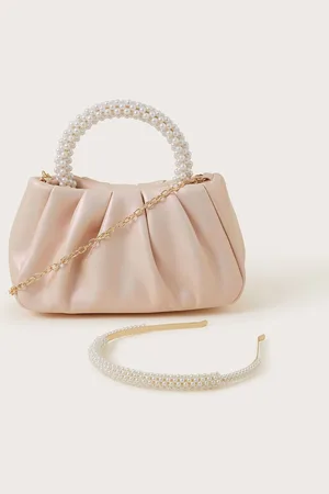 Monsoon Pearl Bag and Headband Seten