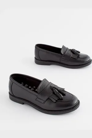 Next Leather Tassel Loafer School Shoes