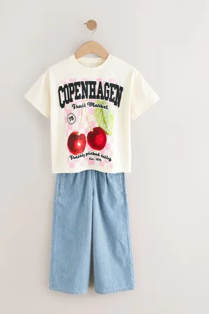 Next 100% Cotton T-Shirt and Jeans Set (3-16yrs)98104cm