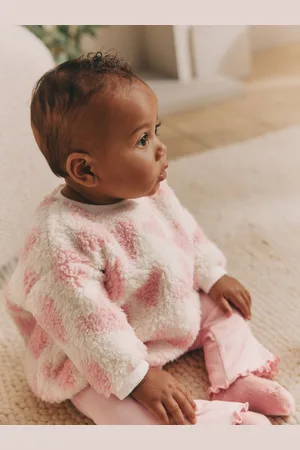 Next Cosy Baby Fleece Jumper and Leggings 2 Piece SetUp to 1 Month (56cm)