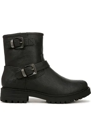 Blowfish Womens Raven Engineered Biker Black Boots