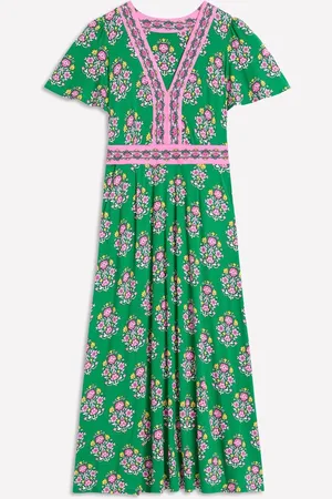 Boden Ellie Flutter Maxi Tea Kjole36