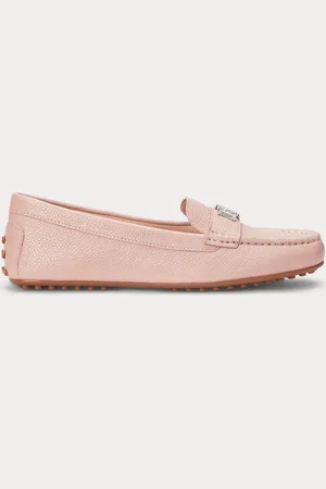 Ralph Lauren Barnsbury Pebbled Leather Hyttesko Skoeu38