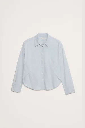 Banana Republic Oversized Chambray Side-Split Shirtxlarge