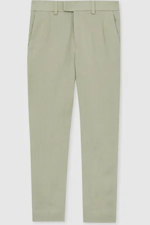 Reiss Kin Slim Fit Hør Justerbar Bukser134140cm