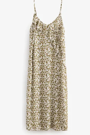 Next Ruffle Midi Slip Summer Dress38 Høj