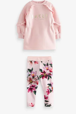 Ted Baker Blomster Legging og Longline Sweater Sæt12 - 18 måneder (80 - 86cm)