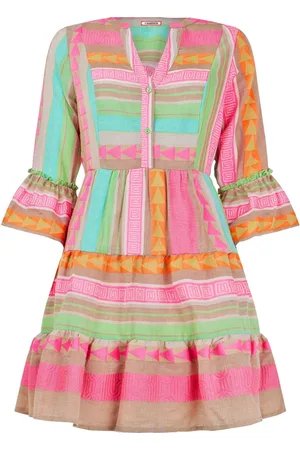 Joe Browns Boho Jacquard Flared Sleeve Tunic Mini Dress38