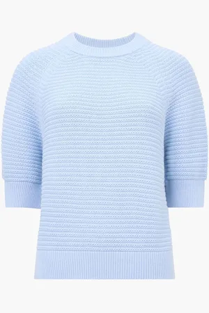 French Connection Lily High Neck 100% Cotton Topmedium