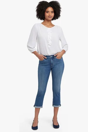 NYDJ Blue Chloe Capri Jeans38
