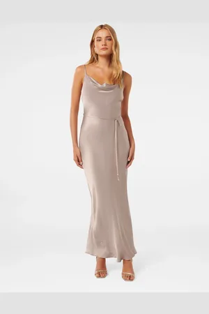 Forever New Lucy Satin Cowl Neck Maxi Dress42