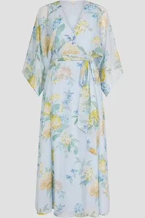 Monsoon Rowan Floral Wrap Midi Dress42