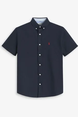 Next Short Sleeve Oxford 100% Cotton ShirtL