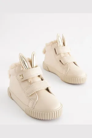 Next Touch Fasten Strap High Top Trainers