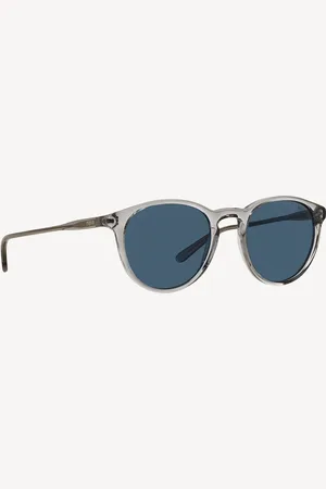 Ralph Lauren Grey Transparent Round Sunglassesonesize