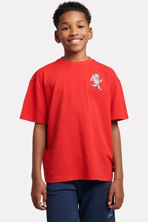 New Balance Kids Sneaker Guy Back Graphic 100% Cotton T-Shirt128134cm