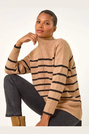 Roman Relaxed Stripe Soft Knit Jumper38