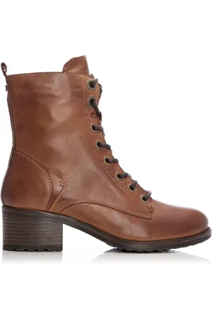 Moda In Pelle Bezzie Lace-Up Leather Ankle Boots