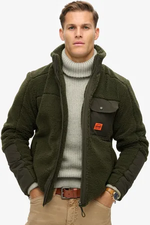 Superdry Expedition Teddystof Hybrid JakkeL