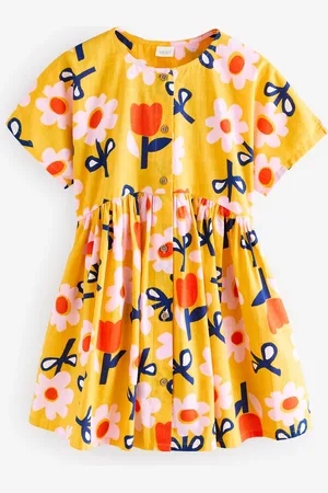 Next 100% Cotton Button Dress (3-16yrs)13 år (158cm)