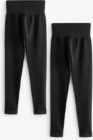 Next Ribbed High Waist Leggings 2 PackXL Lang