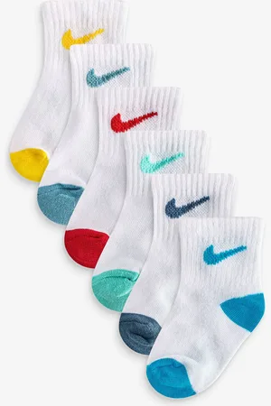 Nike Pop Colour Ankle Socks 6 Pack6 - 12 måneder (68 - 80cm)