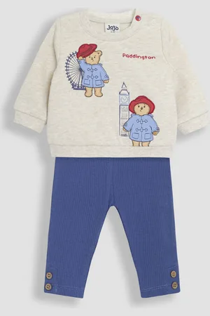 JoJo Maman Bébé Paddington Appliqué Sweatshirt & Leggings Set1.5 - 2 år (86 - 92cm)