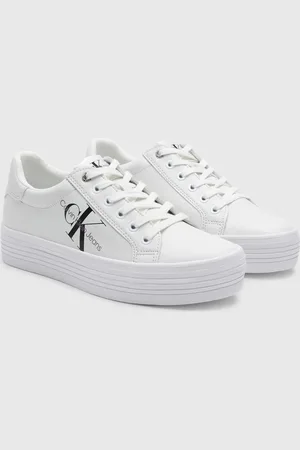 Calvin Klein Graz Monogram Flatform Trainers